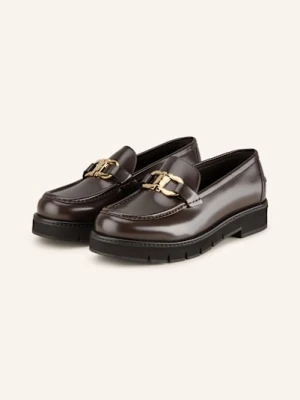 Ferragamo Loafersy Maryan braun