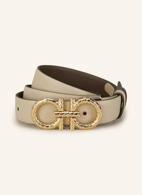 Ferragamo Pasek Skórzany beige