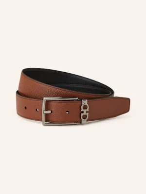 Ferragamo Pasek Skórzany braun