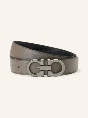 Ferragamo Pasek Skórzany Dwustronny schwarz