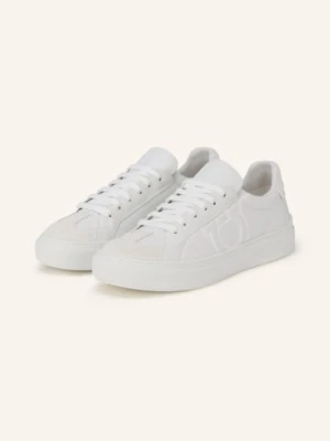 Ferragamo Sneakersy Gancini weiss