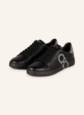 Ferragamo Sneakersy Number schwarz