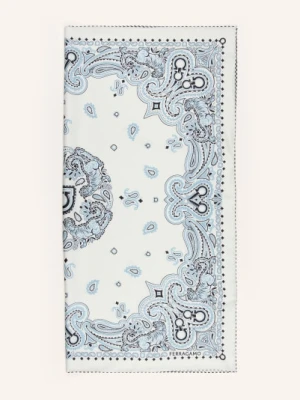 Ferragamo Szalik Jedwabny blau