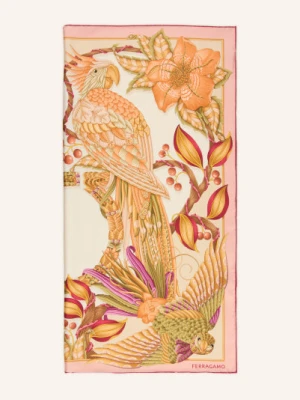 Ferragamo Szalik Jedwabny orange