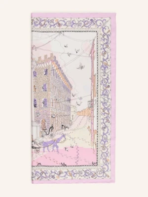 Ferragamo Szalik Jedwabny rosa