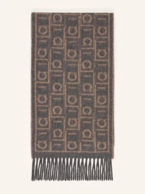 Ferragamo Szalik Z Kaszmirem beige