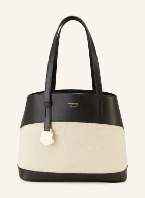 Ferragamo Torba Shopper Charming Z Saszetką schwarz