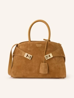 Ferragamo Torebka Hug beige
