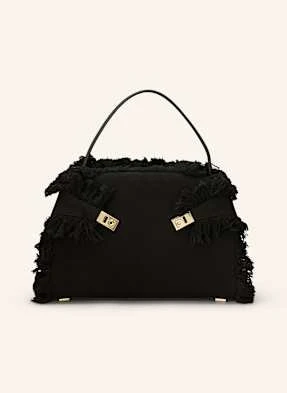 Ferragamo Torebka Hug Medium schwarz