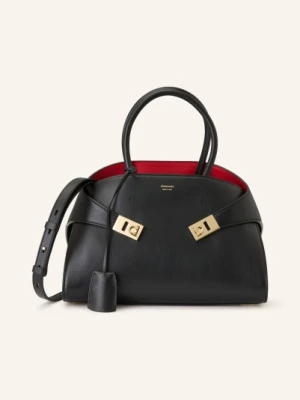 Ferragamo Torebka Hug schwarz