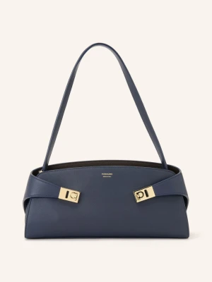 Ferragamo Torebka Na Ramię Hug East West blau