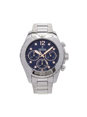 Festina Zegarek Boyfriend Chronograph F20603/3 Srebrny