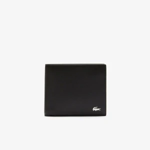Fg Compact Leather Billfold Lacoste