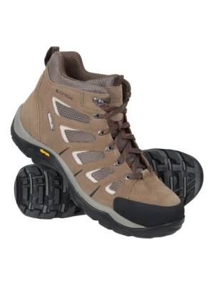 Field Extreme Vibram męskie wodoodporne buty górskie wysokie - Brown Mountain Warehouse