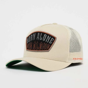 Field Grade DIE ALONE TWILL MESH TRUCKER sand uniseks Czapki beż rozmiar Akcesoria