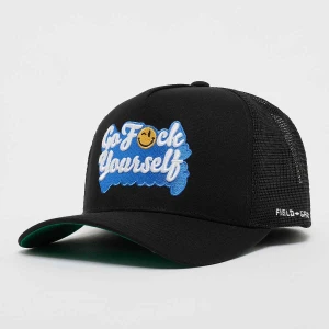 Field Grade GO F YOURSELF TWILL MESH TRUCKER white/game royal uniseks Czapki czarny rozmiar Akcesoria