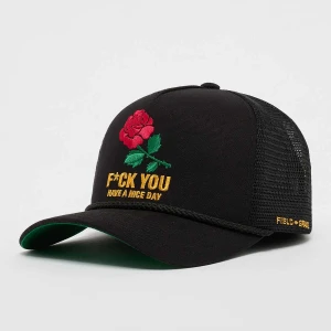 Field Grade HAVE A NICE DAY TWILL MESH TRUCKER fg green uniseks Czapki czarny rozmiar Akcesoria