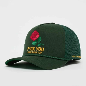 Field Grade HAVE A NICE DAY TWILL MESH TRUCKER fg green uniseks Czapki zielony rozmiar Akcesoria