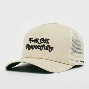 Field Grade RESPECTFULLY TWILL MESH TRUCKER fg green uniseks Czapki beż rozmiar Akcesoria