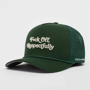 Field Grade RESPECTFULLY TWILL MESH TRUCKER fg green uniseks Czapki zielony rozmiar Akcesoria