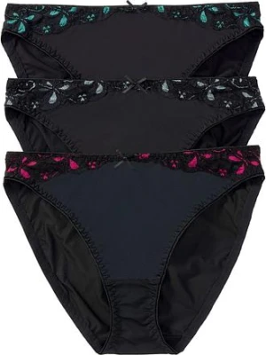 Figi (3 pary) BonPrix czarny