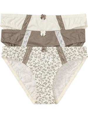 Figi bawełniane (3 pary) bonprix