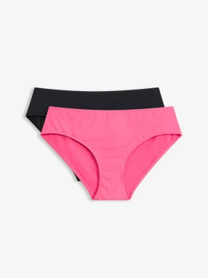 Figi bikini (2 pary) BonPrix różowy