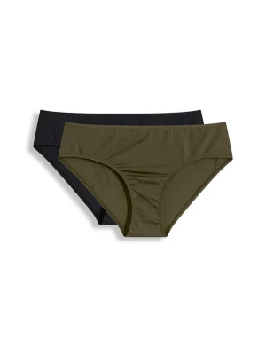 Figi bikini (2 pary) BonPrix zielony