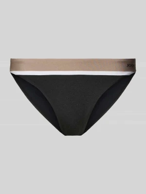 Figi bikini damskie JOOP! Collection; Mieszanka materiałów z dodatkiem streczu; Dopasowany krój; Elastyczny pas; Nadruk z logo; Aplikacja z metką Czarny