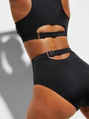 Figi bikini High Waist, z regulacją w pasie bonprix