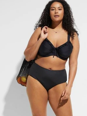 Figi bikini shape, high waist, lekki stopień modelowania sylwetki bonprix