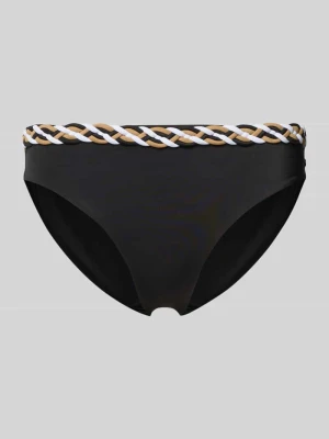 Figi bikini w kroju regular fit z plecionym pasem Boss