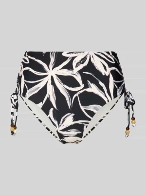 Figi bikini z aplikacją z metką model 'ABSTRACT FLORAL HIGH WAIS' Marc O'Polo