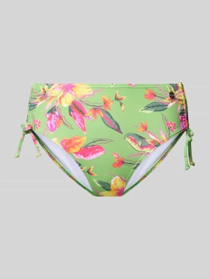Figi bikini z detalem z logo Lascana Jasnozielony