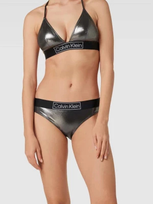 Figi bikini z efektem błyszczącym Calvin Klein Underwear