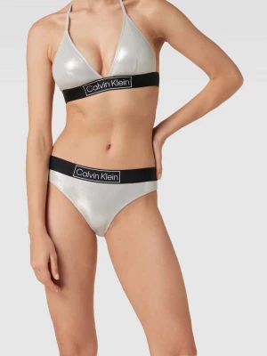 Figi bikini z efektem błyszczącym Calvin Klein Underwear