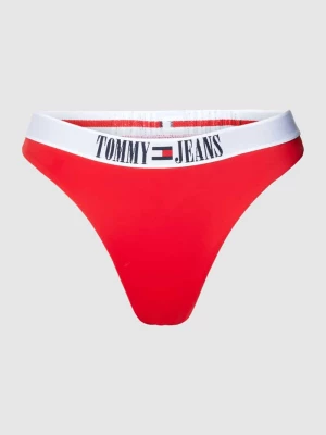 Figi bikini z elastycznym paskiem z logo Tommy Jeans