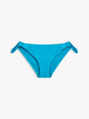 Figi bikini z kokardkami po bokach BonPrix niebieski