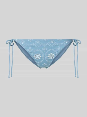 Figi bikini z kwiatowym haftem na całej powierzchni model 'Virgo' MC2 Saint Barth