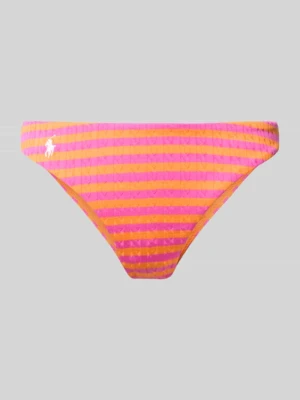 Figi bikini z nadrukiem na całej powierzchni model 'CABLESTRIPE' Polo Ralph Lauren