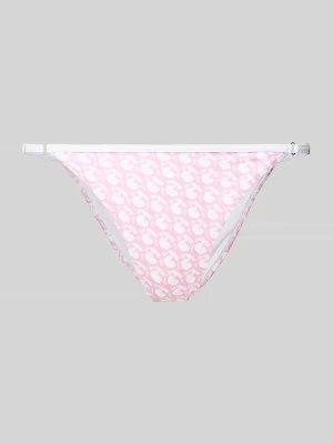 Figi bikini z nadrukiem z logo na całej powierzchni Guess