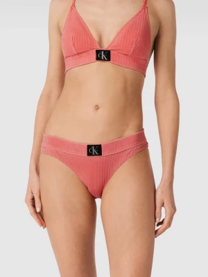 Figi bikini z prążkowaniem Calvin Klein Underwear