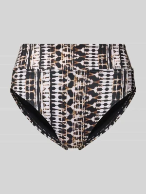 Figi bikini z wysokim stanem ze wzorem na całej powierzchni model 'TOGO MAGO' Dorina