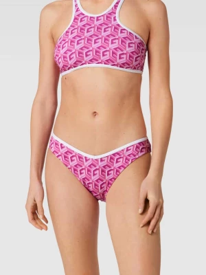 Figi bikini ze wzorem na całej powierzchni model ‘SPORTY CHIC’ Guess
