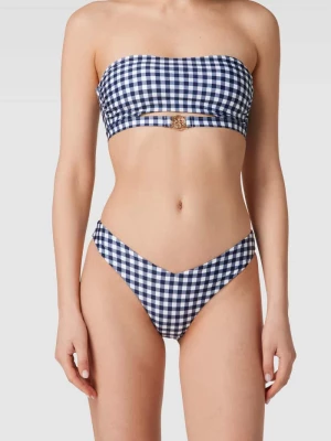 Figi bikini ze wzorem w kratę Guess