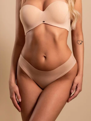 Figi brazyliany damskie laserowo cięte z bawełny organicznej - Cotton Touch MARILYN