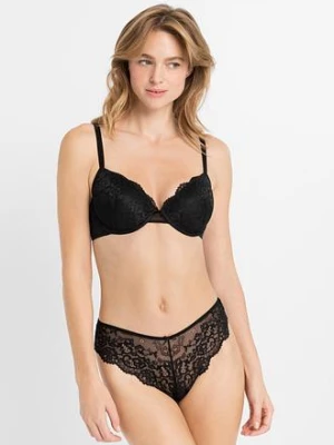 Figi brazylijskie z delikatnej koronki (2 pary) bonprix