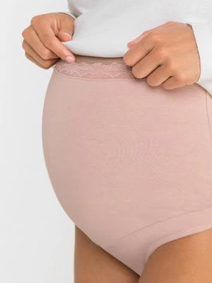 Figi ciążowe z bawełny organicznej (2 pary) bonprix