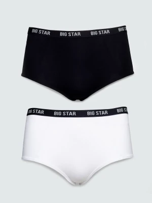 Figi damskie bawełniane dwupak Helinah 000 BIG STAR
