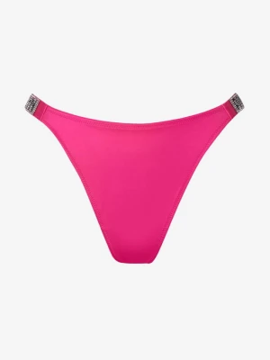 Figi damskie gładkie tanga z kryształowymi bokami Mon Bijou Secret Poupee Marilyn